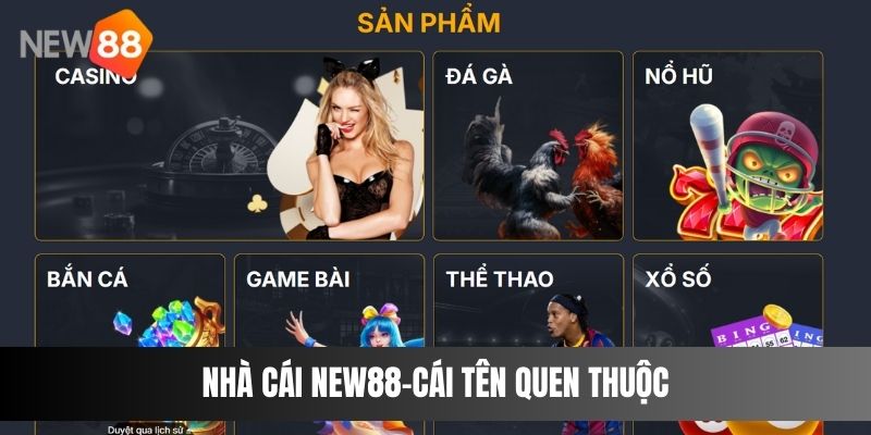Nhà cái NEW88-cái tên quen thuộc