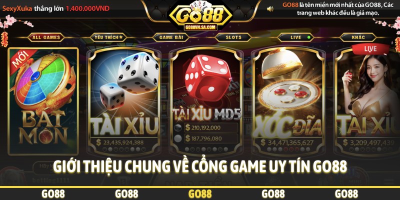 Giới thiệu chung về cổng game uy tín Go88